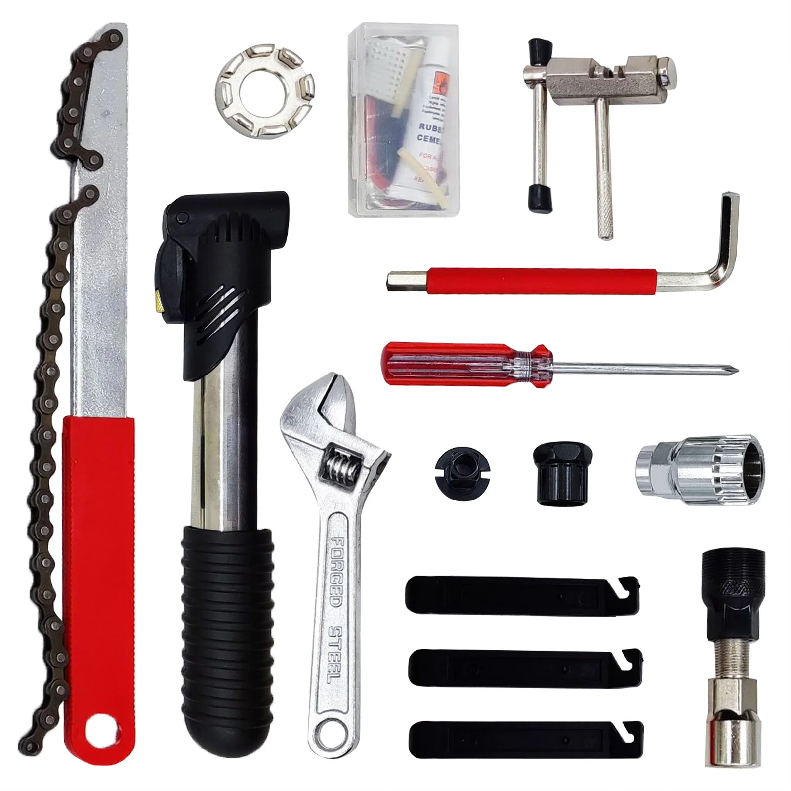 Bike Repair Tool Kit 24PCS Professional Maintenance Tools Kit Storage Case Bicycle Tool Set for Mountain Mike