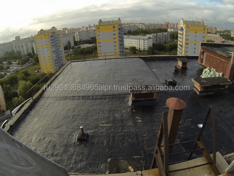 Самоклеящийся изоляционный материал «Rizolin As 2,5 мм», битумная Стекловолоконная ткань, износостойкие, водонепроницаемые материалы