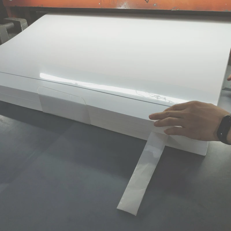 waterproof plastic matte white pvc rigid sheet for  die cut