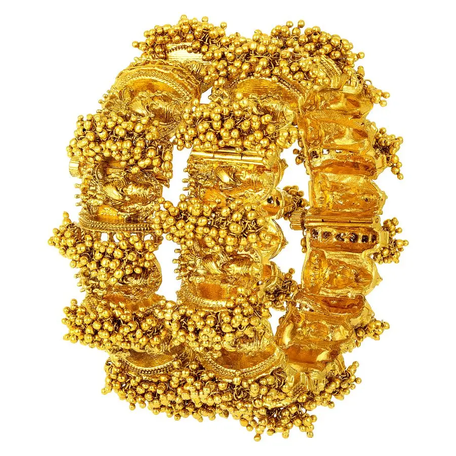 
Fancy Elegant Copper Gold Bijoux African Collection Wholesale Jewellery Set Bridal Bangle 