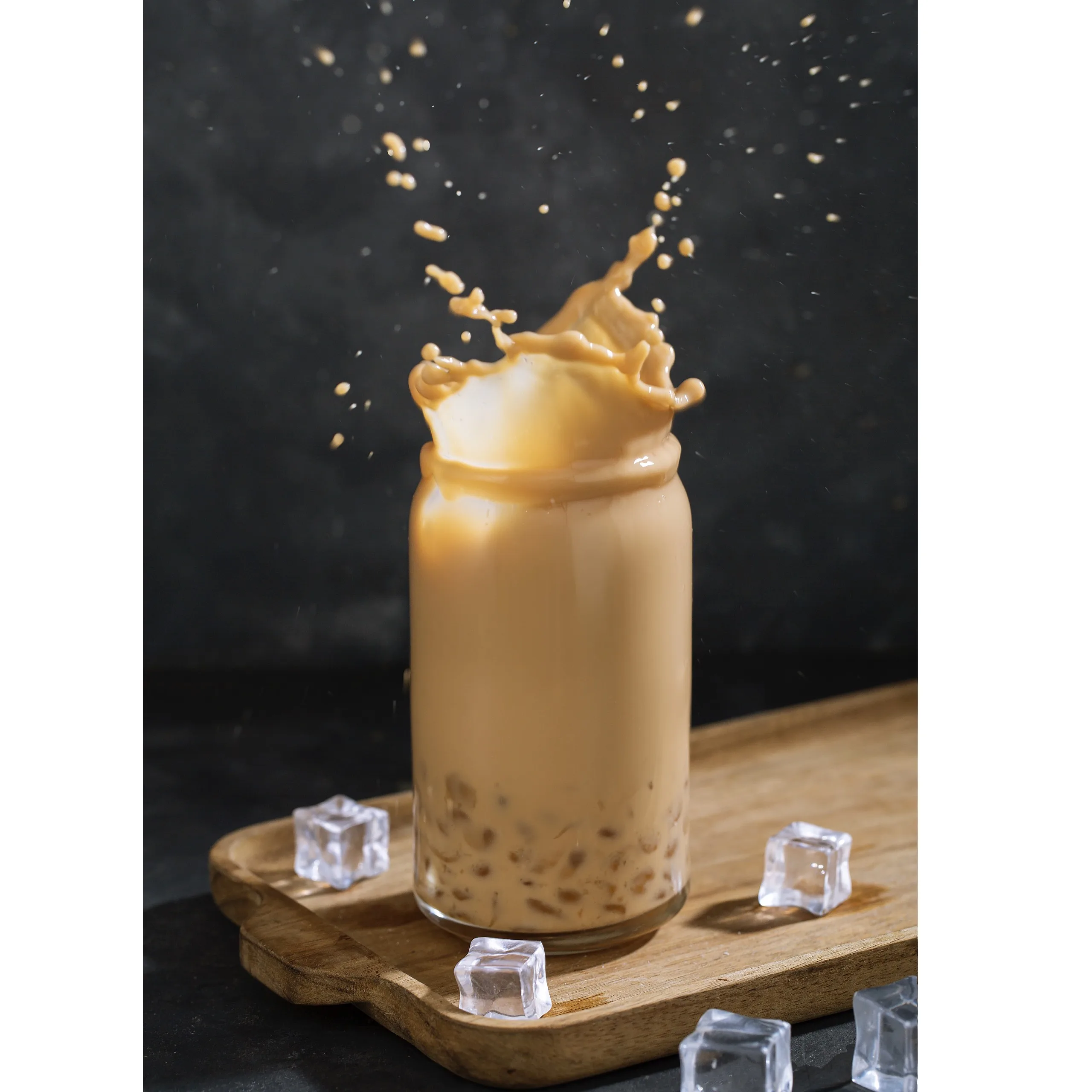 Мгновенный Жасмин Milktea с белым жемчугом 1 упаковка 6 чашками