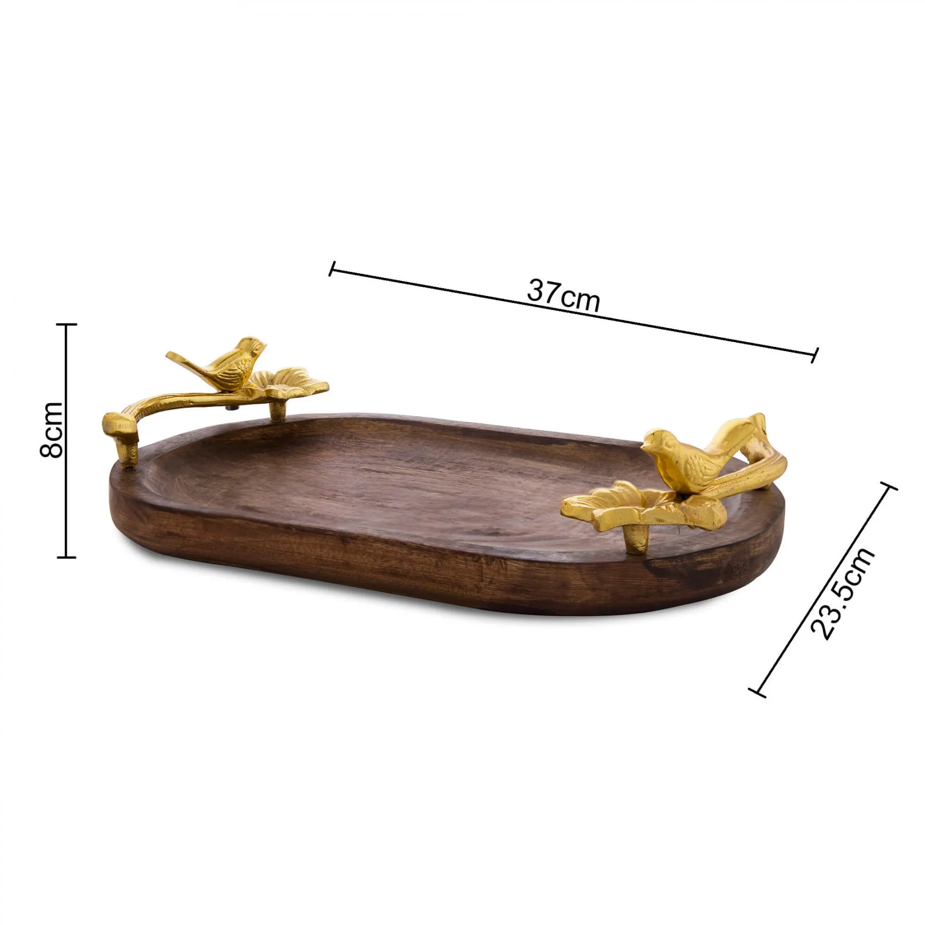Exclusive wooden serving tray cheap and best hand carved trays platter for home hotel wedding decor