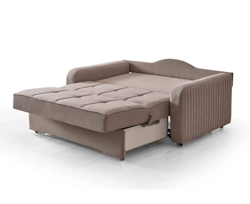 Living Room Sofa Bed Folding Modern Sofa Bed With Storage Customized Color Cleanable Fabric