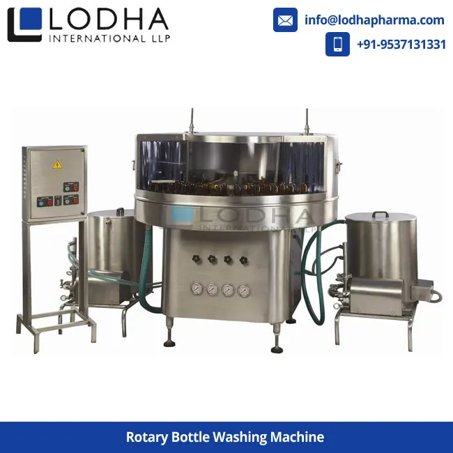 Automatic Head Washing Machine 100ml Plastic glass Rotary Bottle Washing Machine,