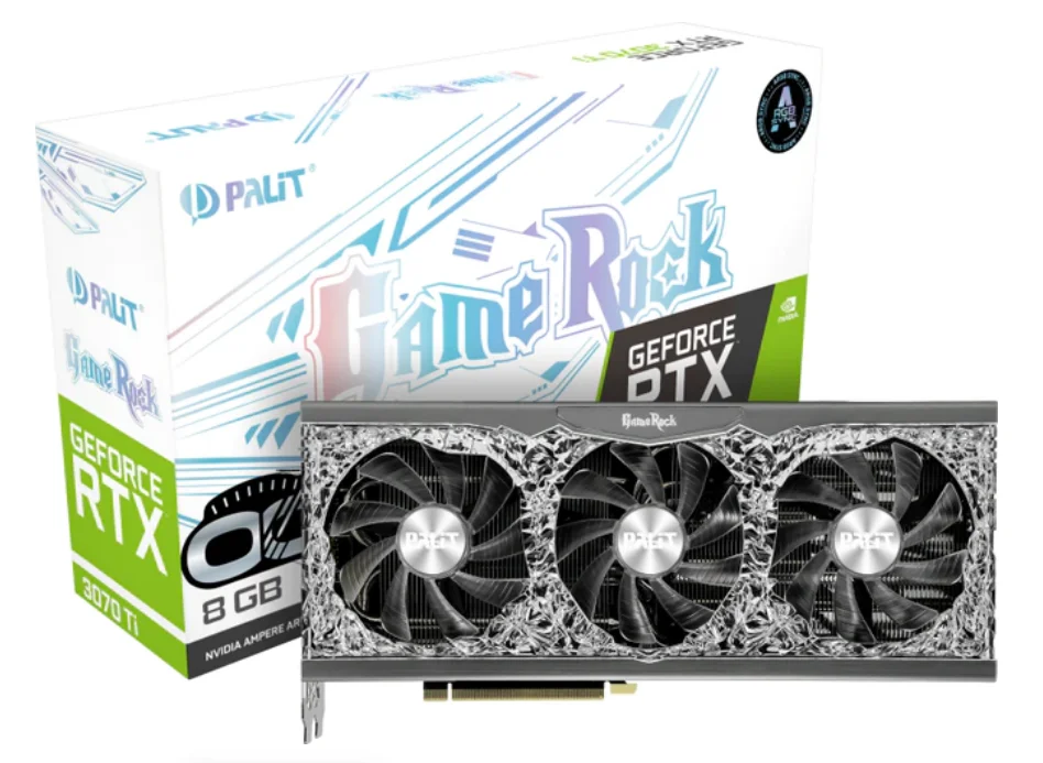 NON-LHR Nvidia Palit GeForce RTX 3090 GameRock 24GB OC GPU NED3090H19SB-1021G видеокарта | 3080 3070