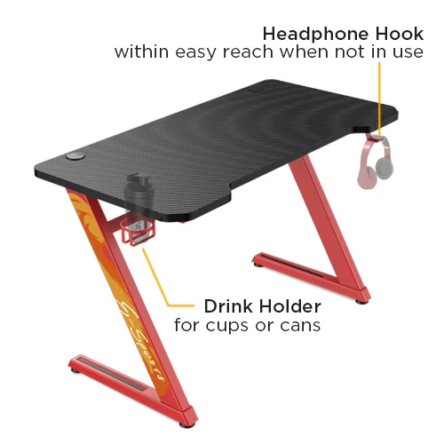 GMD02-2 профессиональный игровой компьютерный стол в форме Z оптовая продажа дешевый современный для ПК