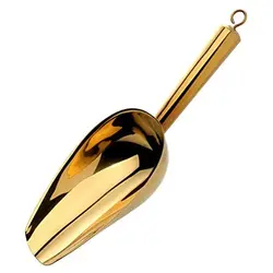 New Style Metal Ice Scoops Gold plated Scoops For Ice Shovel New Look in Metal Scoops In Wholesale Price