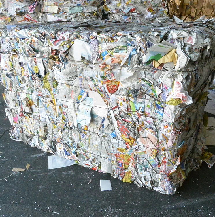 Переработанные газетные бумажные обрезки occ переработанные бумаги