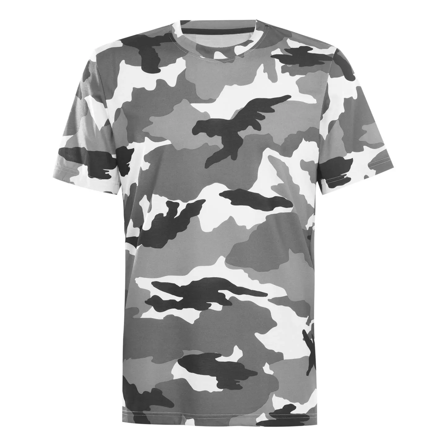 Цифровой Камуфляжный Армейский Камуфляж с круглым вырезом