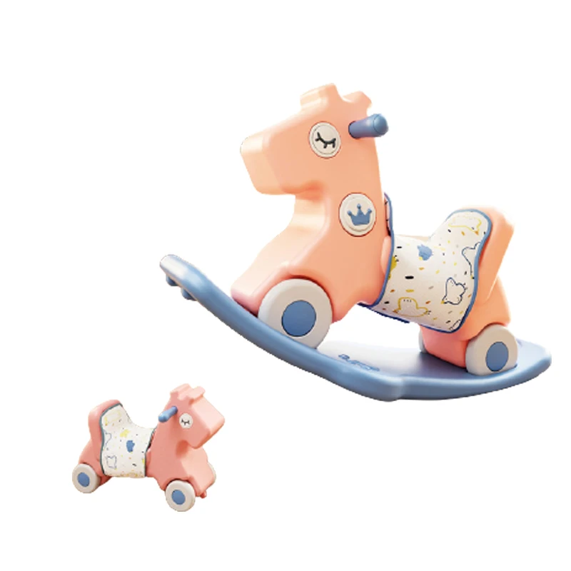 
Wholesale Hot Sell Mechanical Rocking Horse Children Slide Rocking Horse Kids Deer Rocking Horse For Kindergarten Indoor Outdoo 