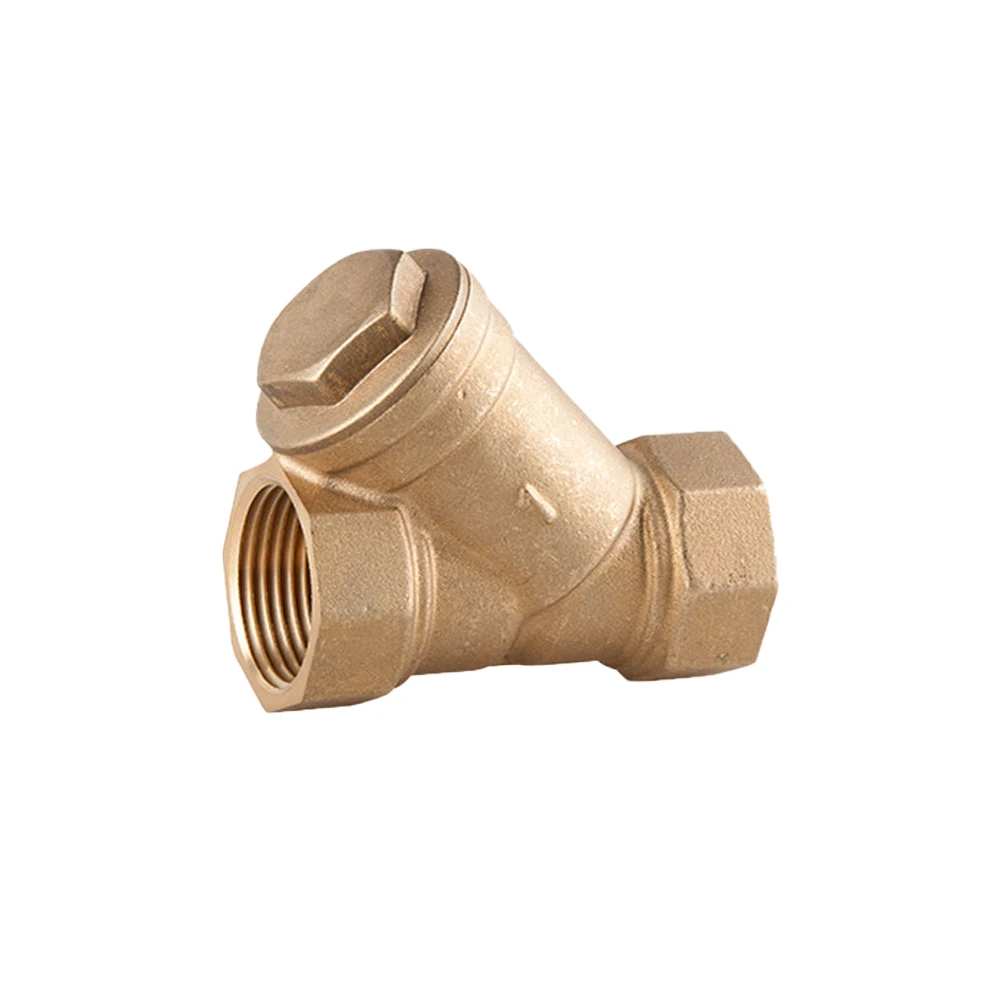 OEM Brass Y strainer PN16 for water oi and gas BSBP thread or NPT thread lead free brass or lead brass