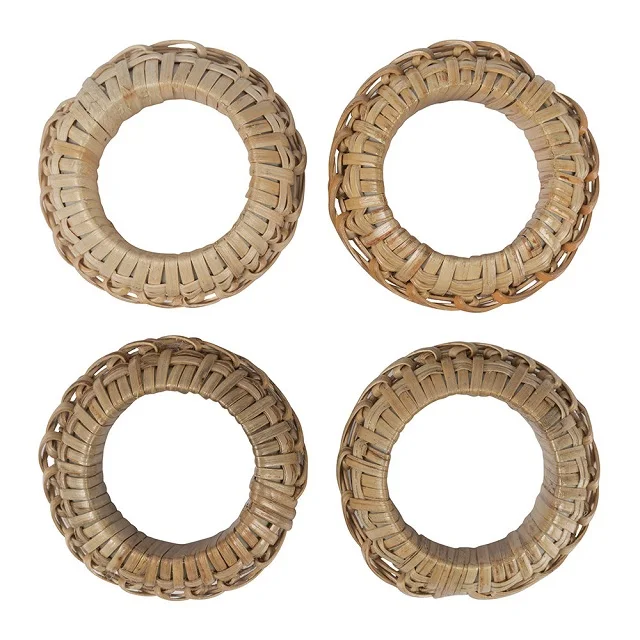 Buy Stylish Rattan Napkin Ring Online with affordable price