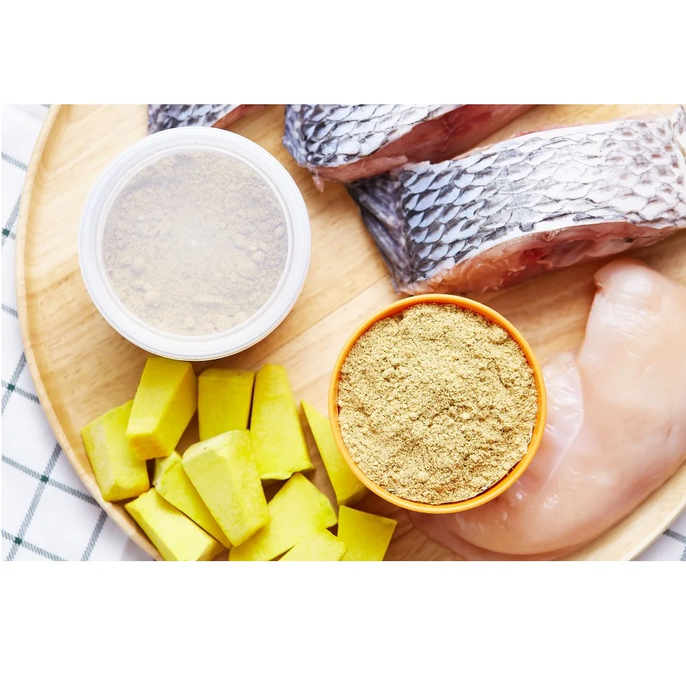 
Organic baby food Sugar-Free And Low-Sodium Mixed Meat Powder Tilapia Chicken Liver 80g From Thailand 