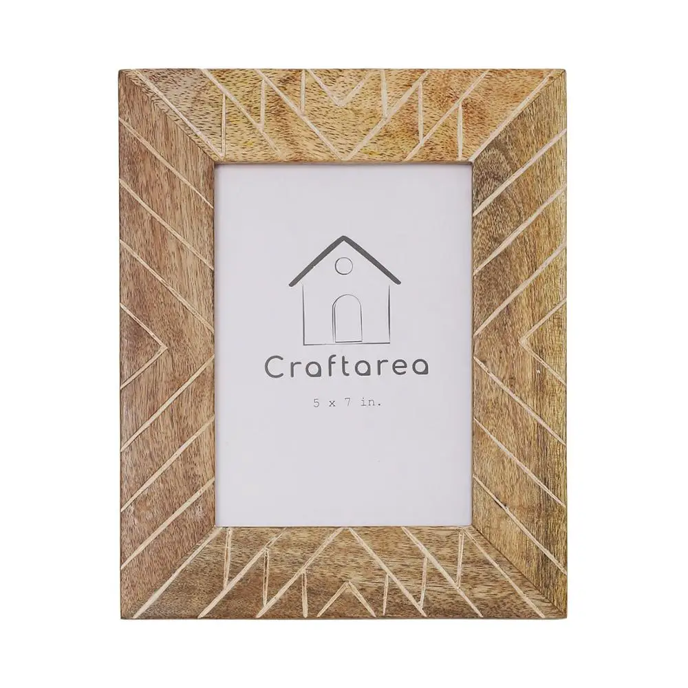 Wooden Picture Photo Frame for Table Top Decoration Natural Solid Wood Modern Photo Frame 4x6 inches Handmade Photo Frame Wooden