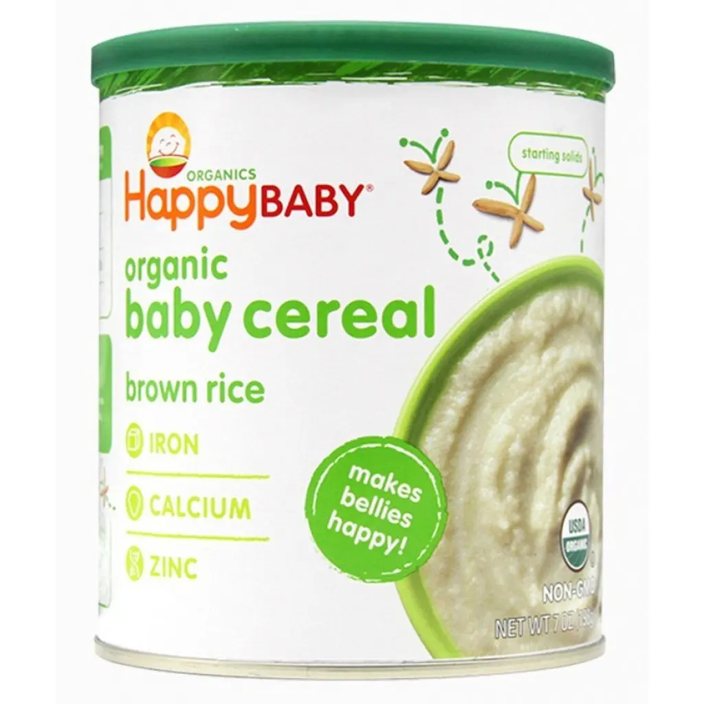 
Happy Baby Organics Clearly Crafted Brown Rice Cereal 