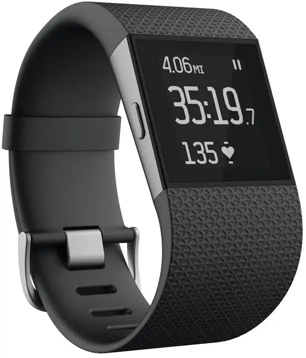 Лучший оригинал для новых фитнес-часов Fitbits Surge, черный, Большой