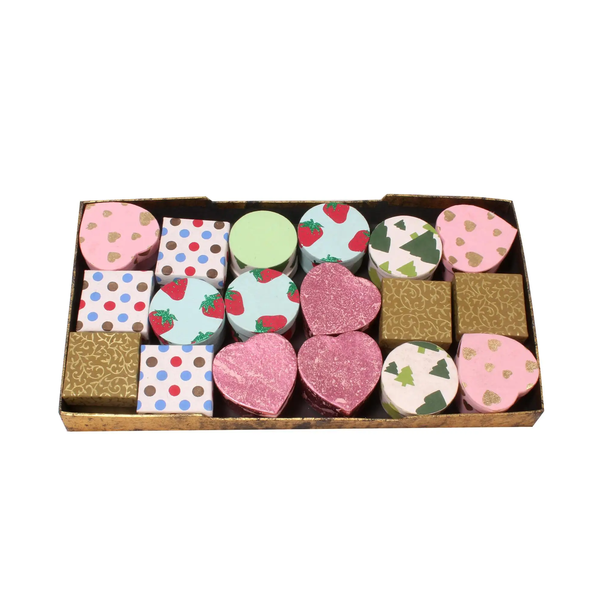 Small Gift Packaging Paper Box for Jewelry/Watch/Ring Luxury Printed Paper Gift Box Sets Customized Shape Paper Candy Boxes