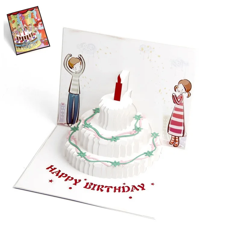 
Wholesale Female Happy Birthday Greeting Card 