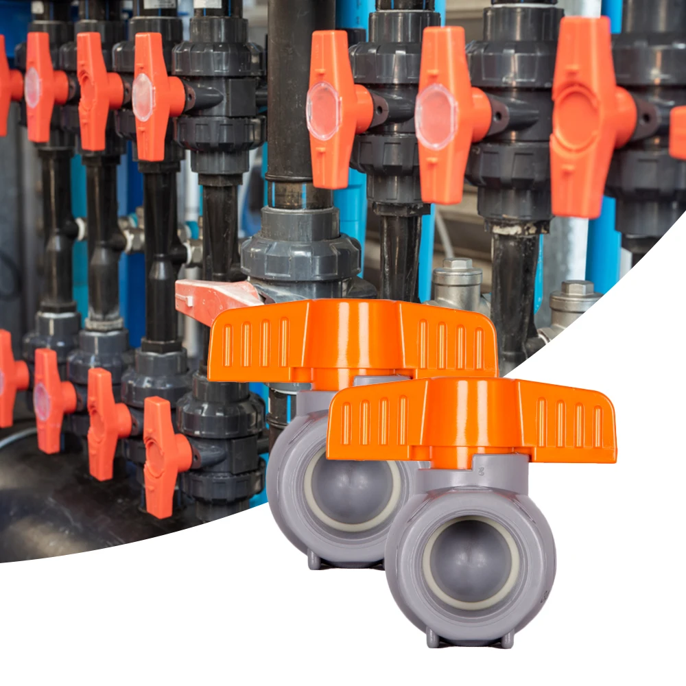 OEM ODM ручная пресс-форма для водной среды при нормальной температуре структура шарика с ручным управлением резьбовой шаровой клапан с оранжевая ручка