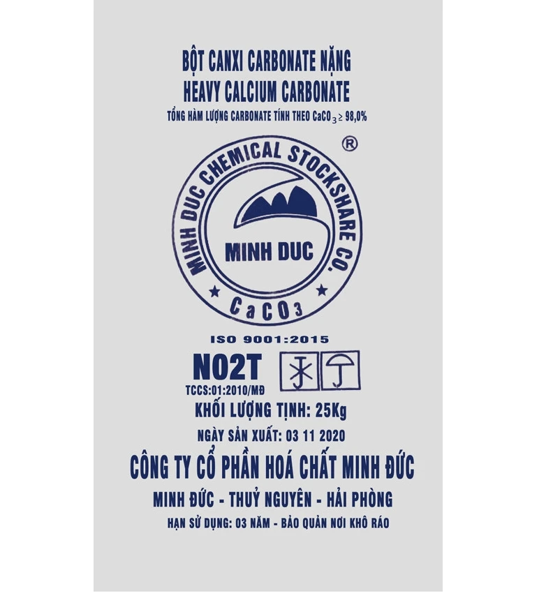 Высококачественный известняк 98% CACO3 порошок карбоната кальция