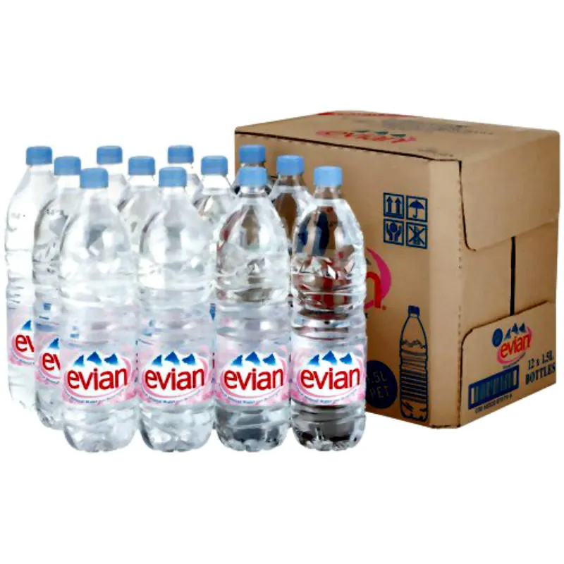 Минеральная натуральная пружинная вода Evian, оптовые поставщики.