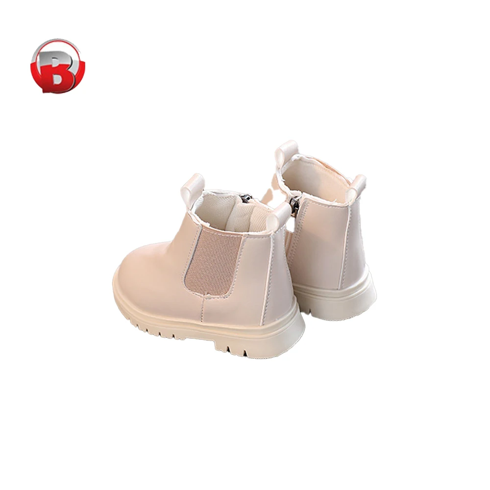 Высококачественные детские черные кожаные ботинки детская зимняя обувь Классические челси с дырками