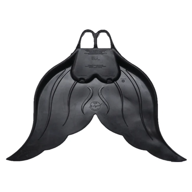 OEM Mahina Merfin In Black Color Light Weight Feels Like Natural Extension of Your Body Swimming Rubber Fin For Adults
