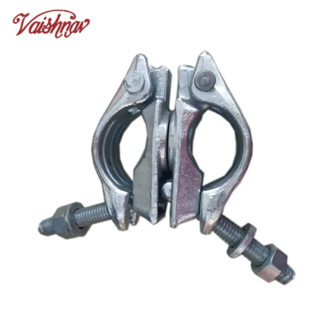 BS1139 48.3mm Galvanized Steel Aluminium Scaffolding Pipe Swivel Clamps Industrial Outdoor Construction Ladders Light Fixed