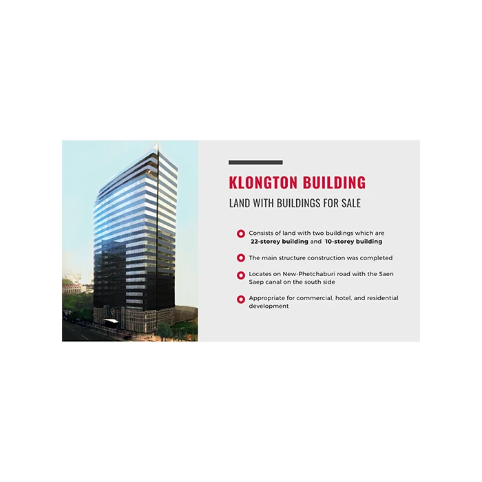 Structure Multi Floor Office Buildings Land and 2 Buildings for Sale Near Thonglor, Bangkok Thailand