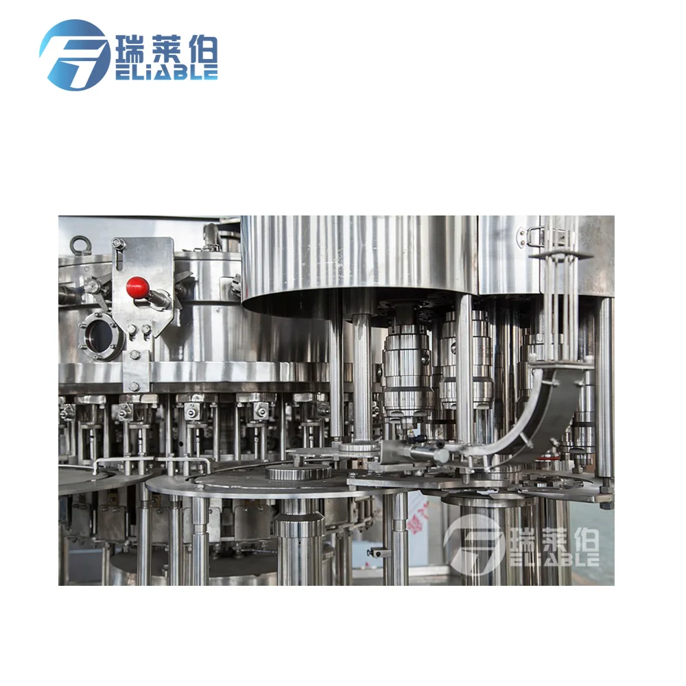 
200 - 2000ML Sparkling Flavored Water Bottle Filling Capping Machine 