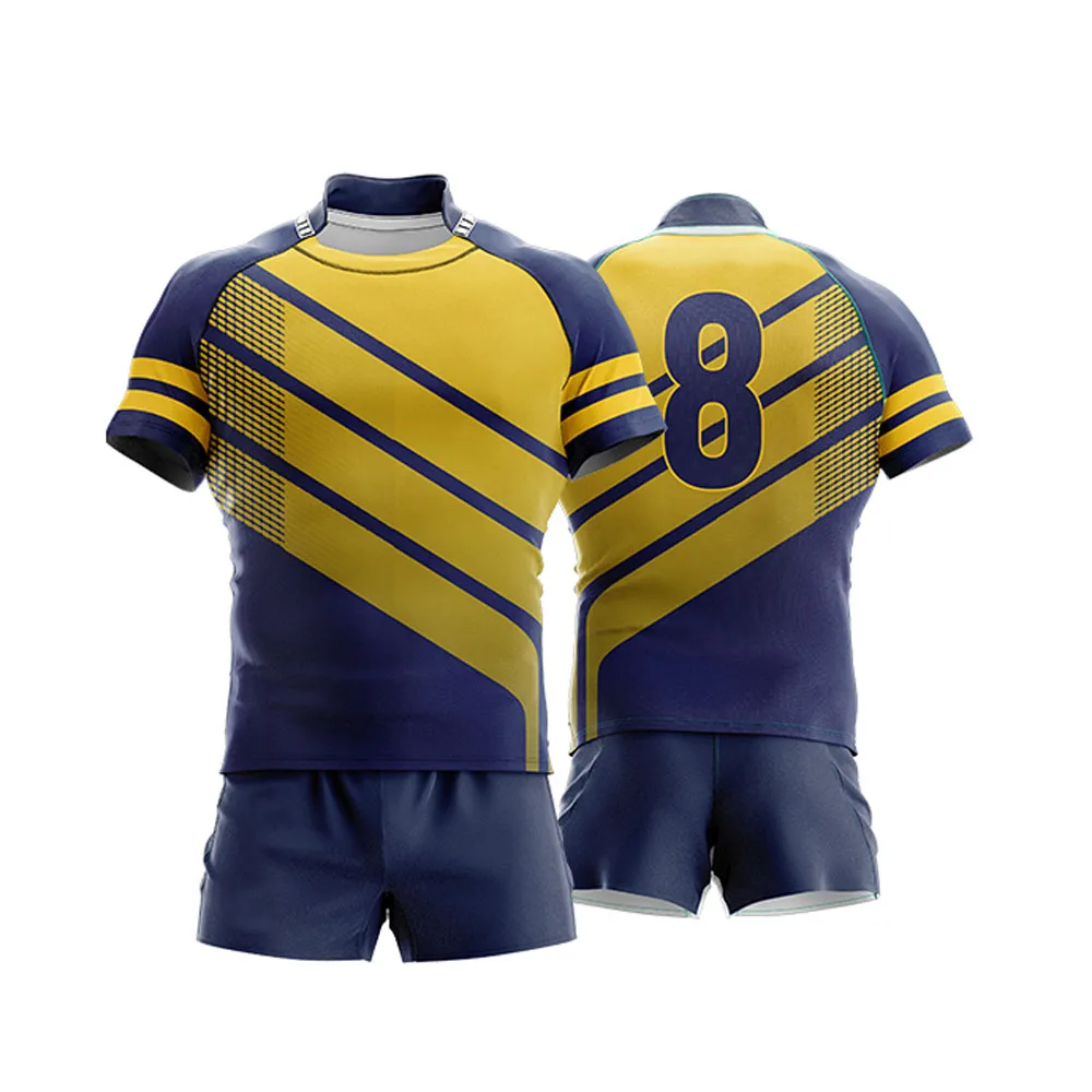 Футболка и шорты для регби на заказ Футбольная форма с принтом логотипа