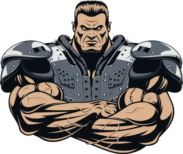 Shoulder pad football equipment chest guard proactive Rugby Wholesale american football football pads custom design