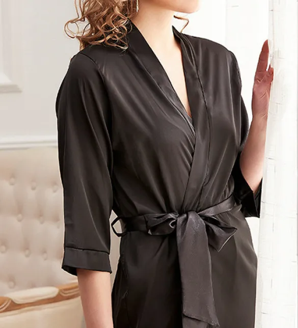 Sleepwear Dobby Good Woven Casual Wholesale Knee Length Reliable Quality Summer Women Sleeping Pyjamas Skirt from Vietnam