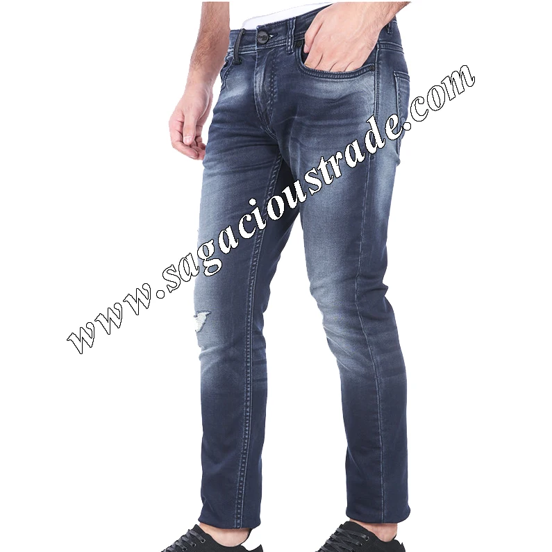 Blue Jeans Shorts Pant Men S Denim Jeans Softener Breathable Ripped Boys Casual JIN Custom Print Summer Cotton