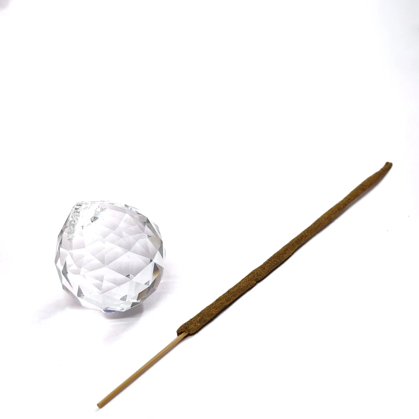 40mm Crystal Glass Ball Sun Catcher Incense Holder Burner High Quality High Refractive Index Energy Crystal Factory Price