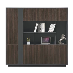 Hot sale office wooden furniture New design filing cabinet MDF office bookshelf