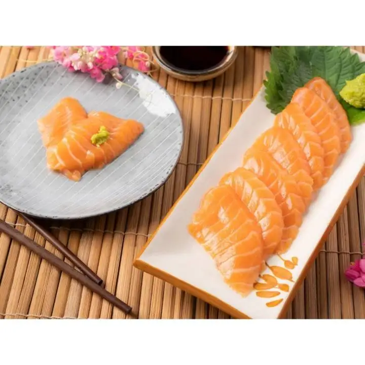 Premium Quality Ready to Eat Frozen Salmon Fish Slice for Sushi topping/Sashimi