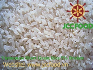 Стандартный тип культивирования, 50 кг, полипропиленовые пакеты или требование покупателя, 5% сломанный Средний зерновой белый рис, цена от JCC RICE VIETNAM