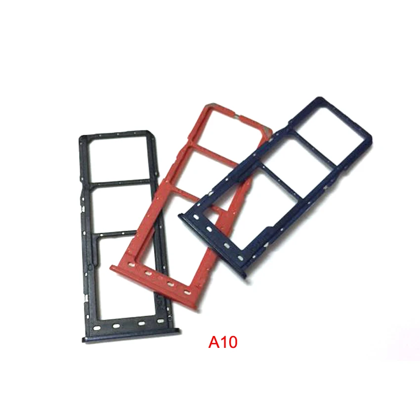  Слот для sim-карты Держатель Для SamsungGalaxy A10 A105 A105F A105G A105FN оригинальный телефон Nano SIM и лотком карты Micro SD
