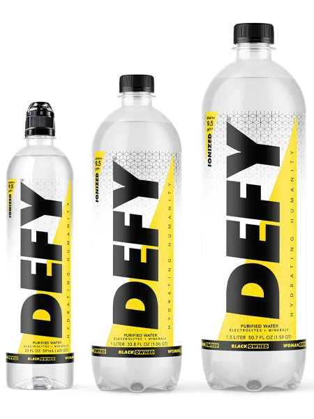 DEFY ионизированная щелочная вода PH9.5 + 12 / 20z бутылка