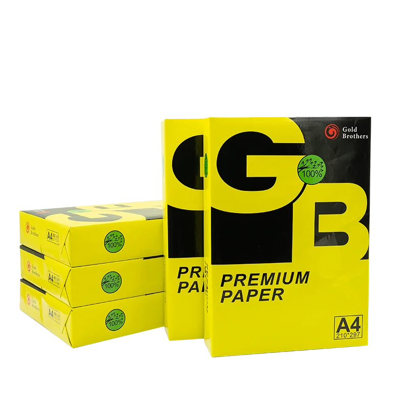 
Leading CHINA OEM Factory A4 Copy Paper 70GSM 80GSM Copier Copypaper 500 Sheets/Ream - 5 Reams/Box A4 Copy Paper 