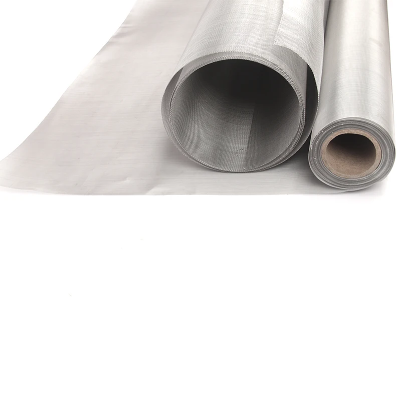 Wire Mesh Micron Aisi304 316 Stainless Steel Metal Wire Cloth Woven Dutch Weave Filters 0.02-1.2mm 4 - 600mesh 8-14 Days 0.5m-3m