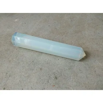 Подлинная Opalite Obelisk Tower с бесплатной брошюрой Jet International Crystal treatment Jumbo 6 Facet прибл. Кристалл Aura Rock