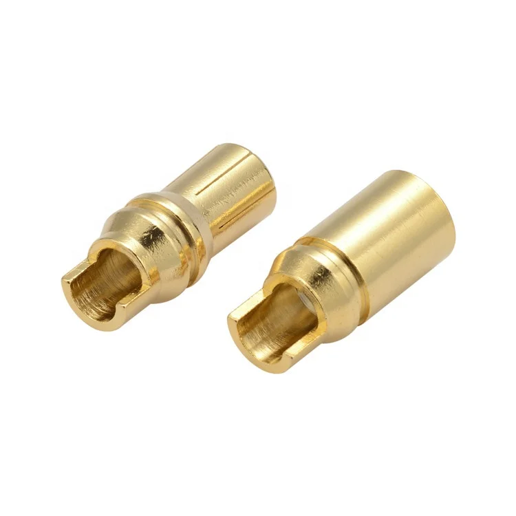 Проводной кабель светодиодный разъем медный латунный позолоченный штекер типа банан 2 мм 3,5 мм 4 мм 8 мм