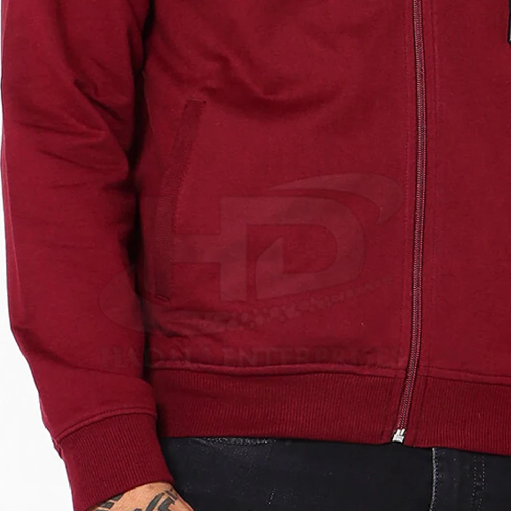 Mens Custom Design Logo Bulk Full Face Zip Hoodies Blank Fleece Casual Wear Men Full Zip Up Hoodie