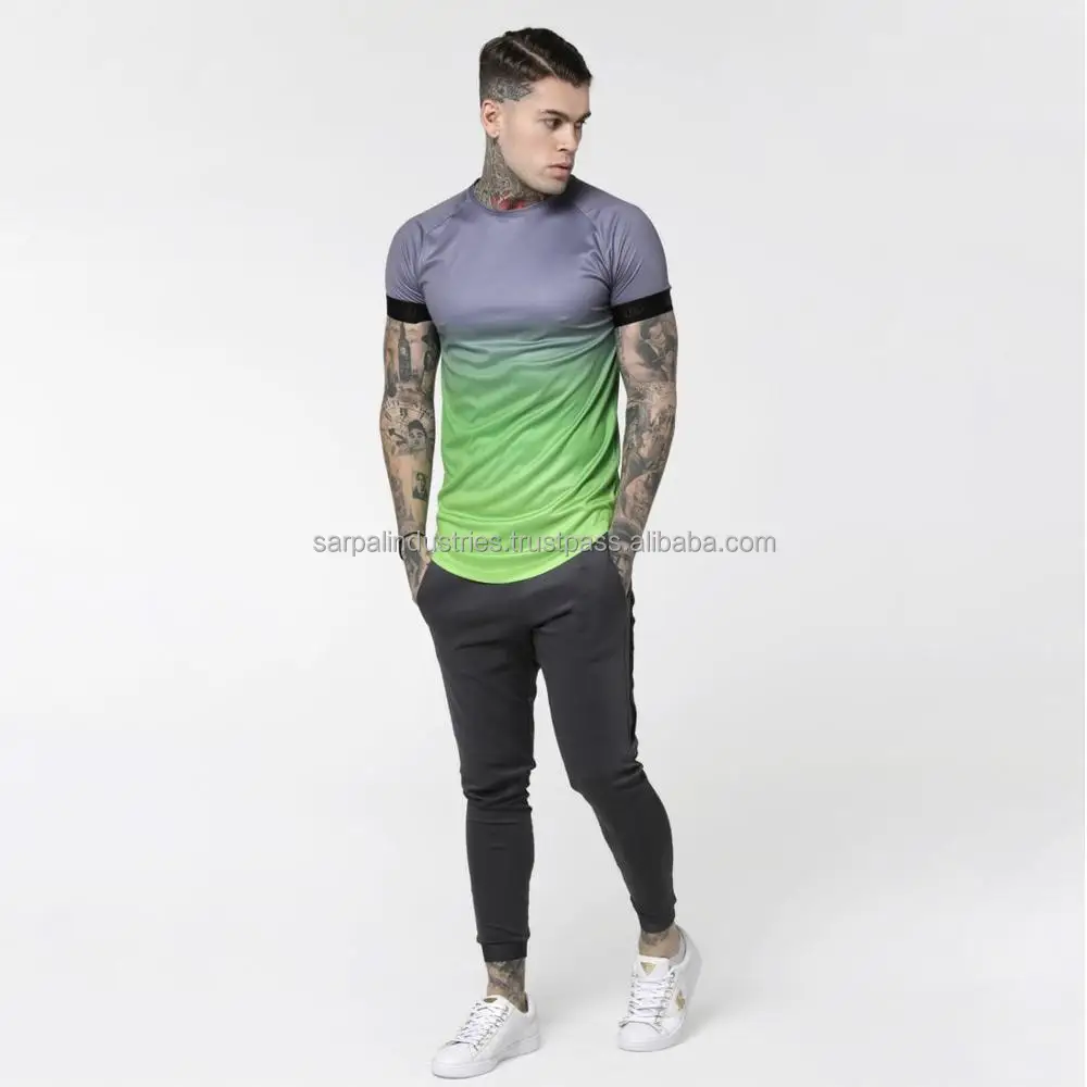 
Quick Dry Fit Coolmax Promotional Custom Polyester Running Dye Sublimation T shirt 