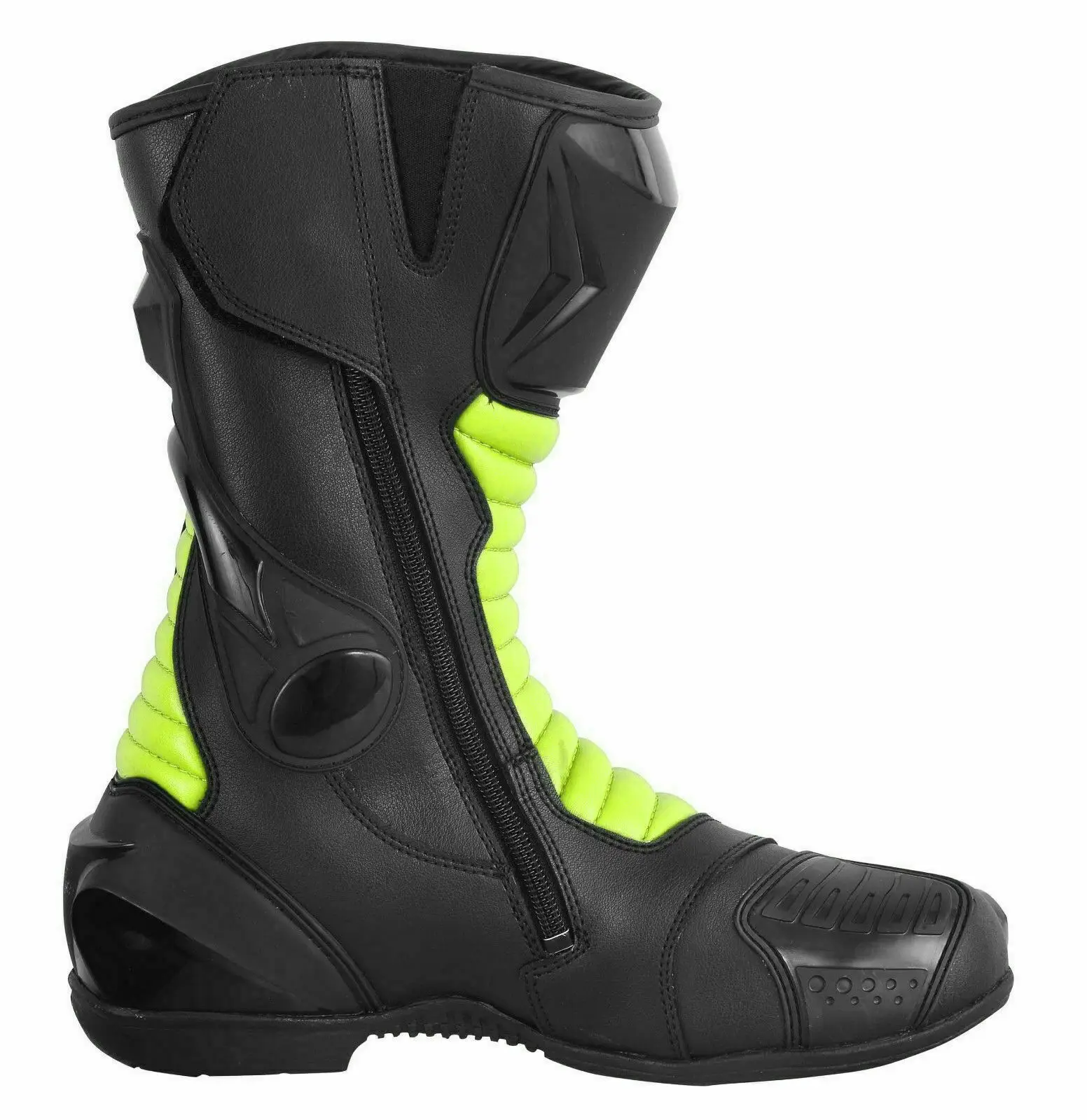 Sports Style Leather Motorcycle Boots Breathable Racing Motorbike Shoes For Motorcycle riding