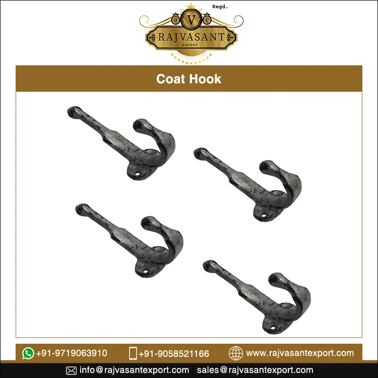 2022 Bulk Selling Vintage Cast Iron Coat Hook / Kitchen Cup Hanger cup hook key hook  at the lowest price direct from factory