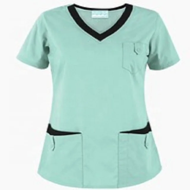Customized Logo Good Quality Best Selling Medical Soft Cotton Hospital Staff Wear Uniform Set