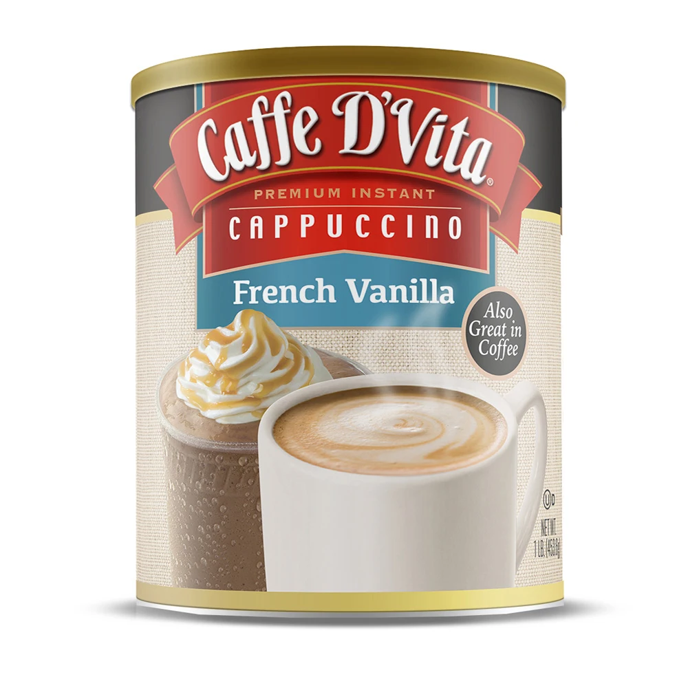 
Caffe D Vita Sugar Free Mocha Cappuccino 3 in 1 Coffee Instant Mocha Coffee Maker Instant Coffee 8.5 oz 
